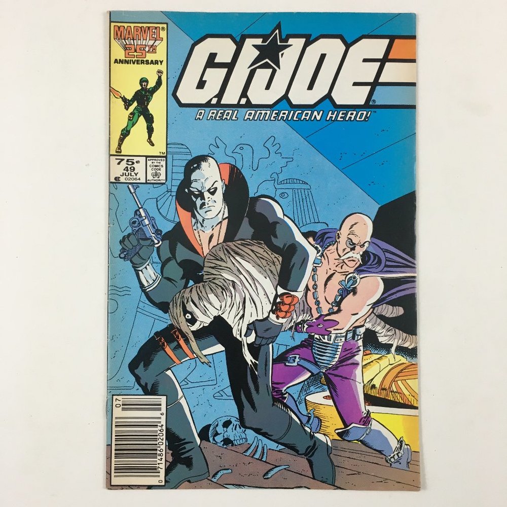 GI Joe #49 Marvel 1986 First Print Copper Age Vintage Comic Book Destro